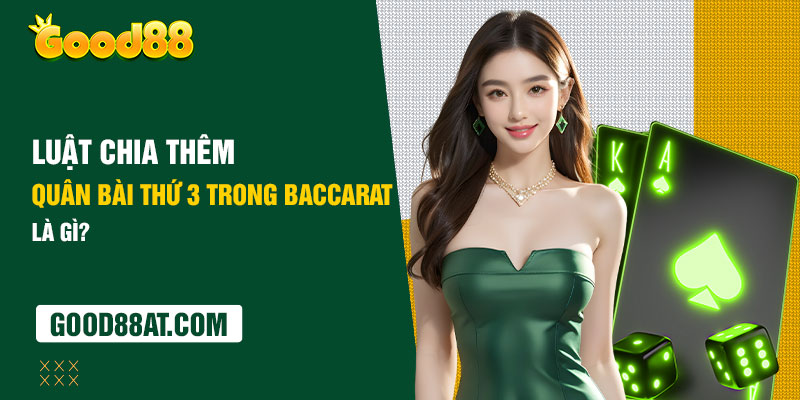 Luật chia thêm quân bài thứ 3 trong Baccarat là gì?